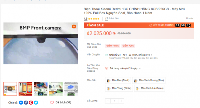 Đây là vua giá rẻ pin khủng tại Việt Nam, màn 90Hz hơn iPhone 16, pin 5000 mAh như Galaxy S25 Ultra 6 Đây là vua giá rẻ pin khủng tại Việt Nam, màn 90Hz hơn iPhone 16, pin 5000 mAh như Galaxy S25 Ultra