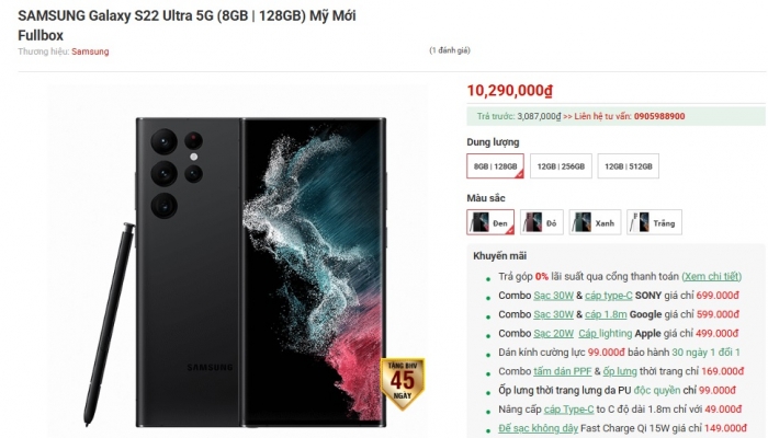 Galaxy S22 Ultra dễ mua như kẹo, trang bị xịn không kém Galaxy S25 Ultra nhiều, ăn đứt iPhone 16 Pro 5 galaxy s22 ultra de mua nhu keo trang bi xin khong kem galaxy s25 ultra nhieu an dut iphone 16 pro