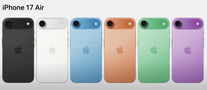 Lộ diện nhiều màu sắc mới trên iPhone 17 Air, cực chất với phiên bản màu xanh lá cây và tím 4 lo dien nhieu mau sac moi tren iphone 17 air cuc chat voi phien ban mau xanh la cay va tim